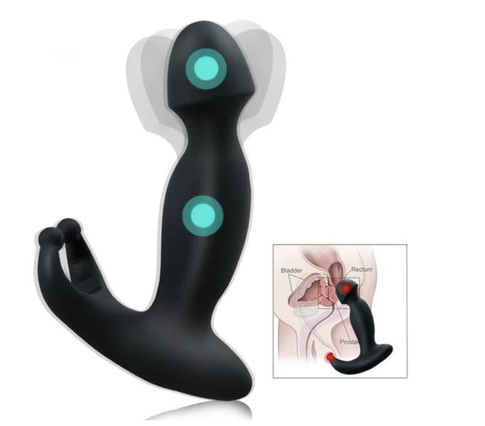 Anal Plug Vibrator for Gay Men Dildo Prostate Massager - Trending Gay