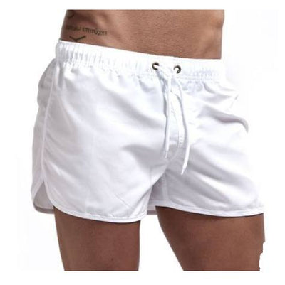 Basic White Beach Shorts - Trending Gay