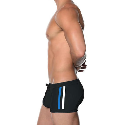 Men's Boxer Fashion Pouch Anti-Awkward Swim Trunks - Trending Gay