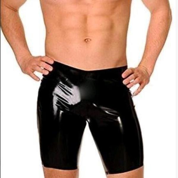 Patent Leather Tight Shorts - Trending Gay