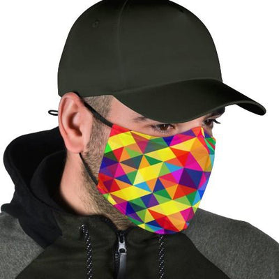 Rainbow Triangle face Mask - Trending Gay