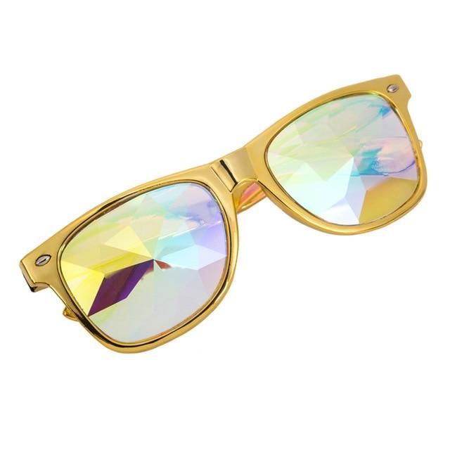 Ray Ban Style Kaleidoscope Rave Rainbow Diffraction Festival Glasses - Trending Gay