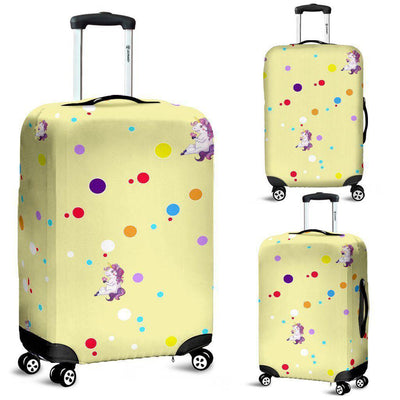 Unicorn Luggage Cover - Yellow - Trending Gay